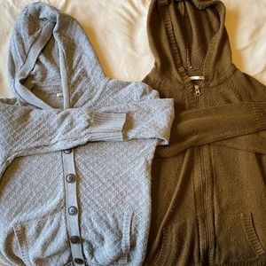 Two Hooded Sweaters from Nordstrom